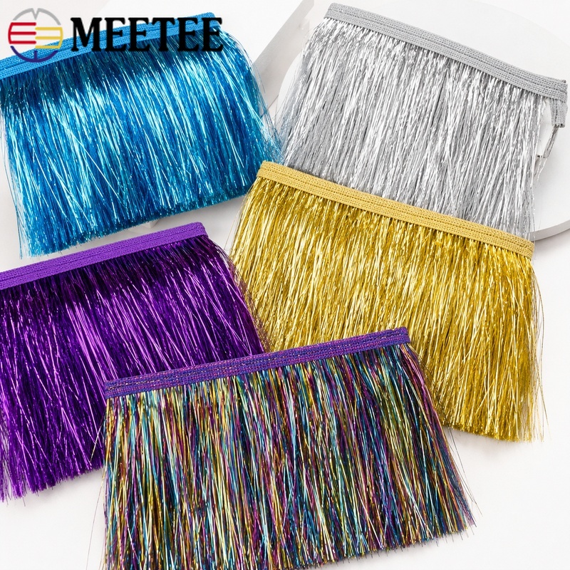 Fringe Ribbon Sewing - 5/10M 10/15/20cm Cekinowa taśma z frędzlami,