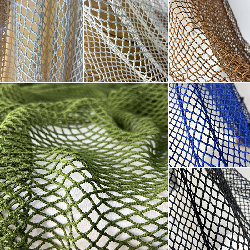 Crystal Mesh Fabric - Tkanina z bawełny i lnu, siatka