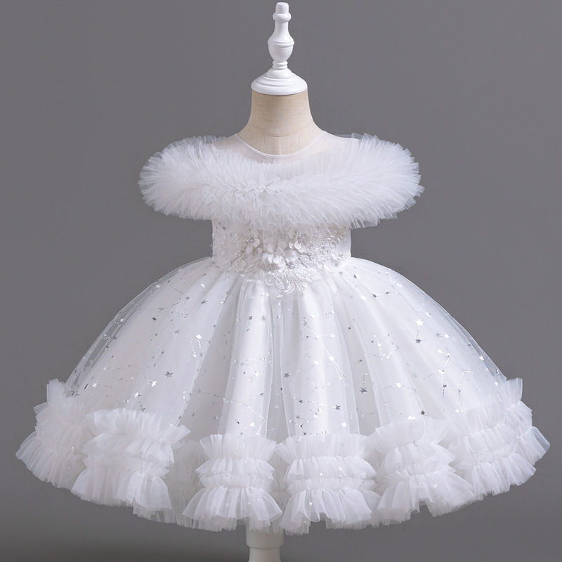 Modna sukienka księżniczki dla – Lace Ribbon Trim recenzja i cena