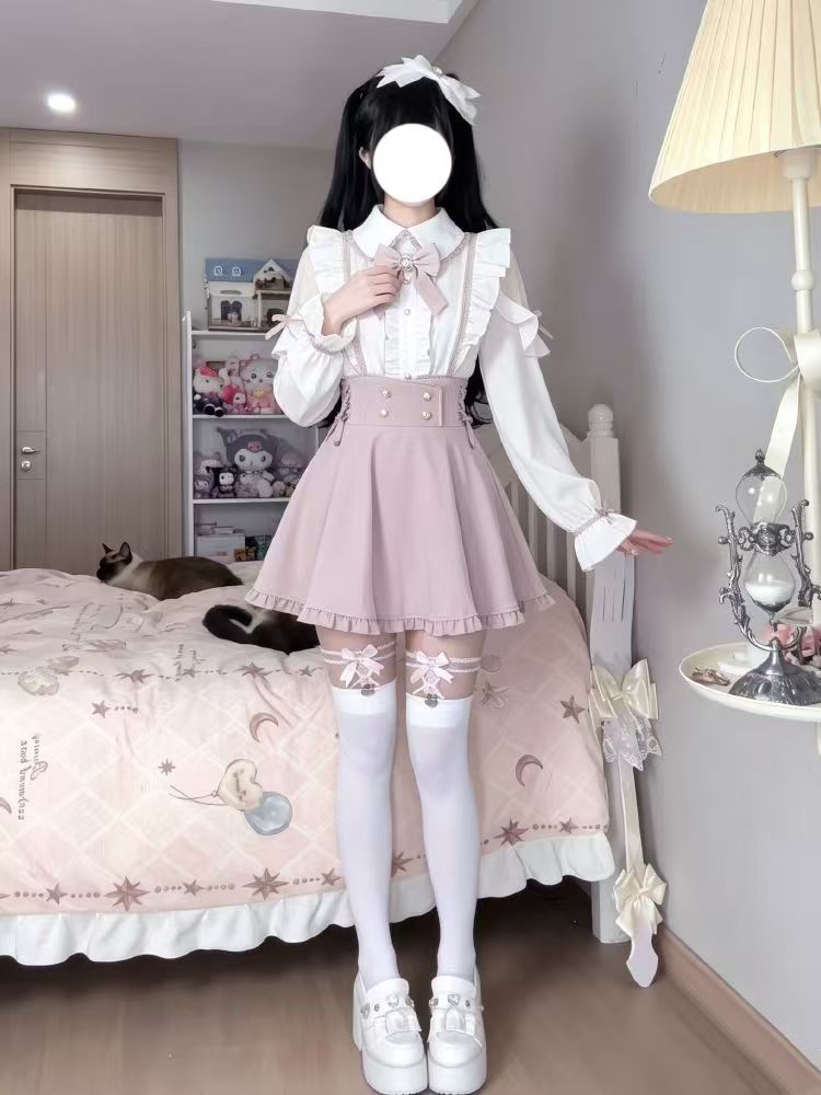 Japoński zestaw Sweet Lolita 2 – Elastic Lace Trim recenzja i cena