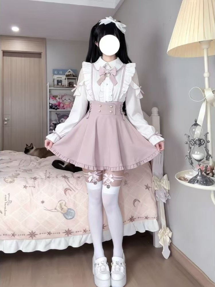 Japoński zestaw Sweet Lolita 2 – Elastic Lace Trim recenzja i cena