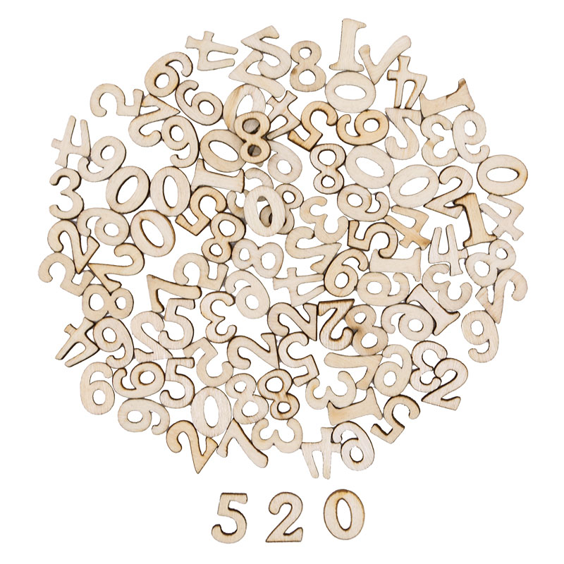 100szt Litery Drewniany Alfabe – Embellishments For Scrapbooking recenzja i cena