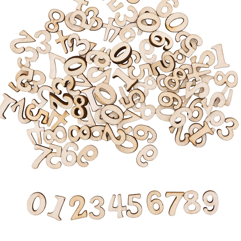 100szt Litery Drewniany Alfabe – Embellishments For Scrapbooking recenzja i cena