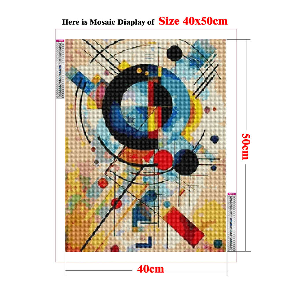 1 szt. Bezramowa Mozaika Diame – Embroidery Embellishments recenzja i cena