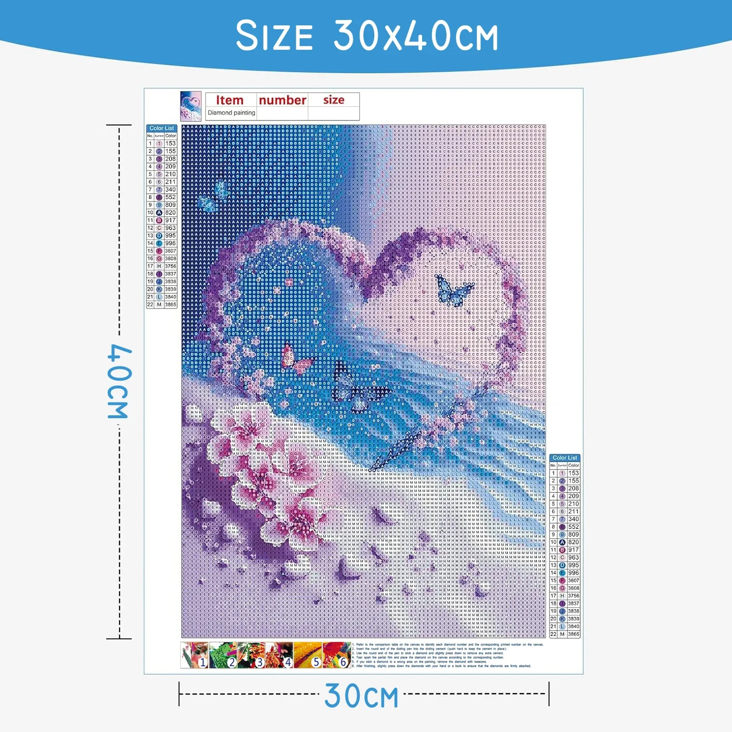 1 szt. Bezramowa Mozaika Diame – Embroidery Embellishments recenzja i cena