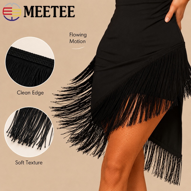 1/2/3M 50cm Frędzle z chwostam – Fringe Ribbon Sewing recenzja i cena