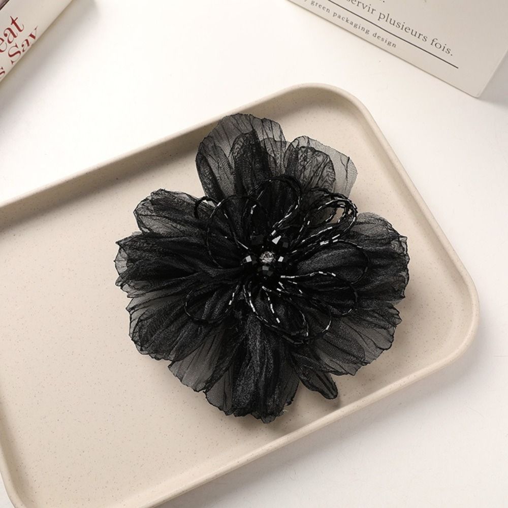 Aplikacja kwiatowa z organzy,  – Applique Patch Flower recenzja i cena
