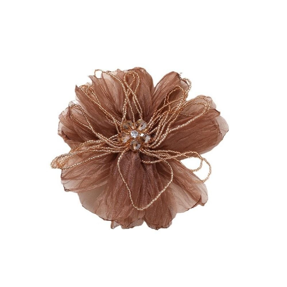 Aplikacja kwiatowa z organzy,  – Applique Patch Flower recenzja i cena